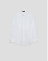 Camisa de vestir algodón blanco con jaretas | Roberto Verino