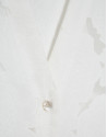 Blusa oversize devoré blanco con estampado ... | Roberto Verino