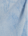Light blue tulle short-sleeved T-shirt - Woman | Roberto Verino