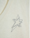 Camiseta cuello pico punto algodón ligero blanco | Roberto Verino