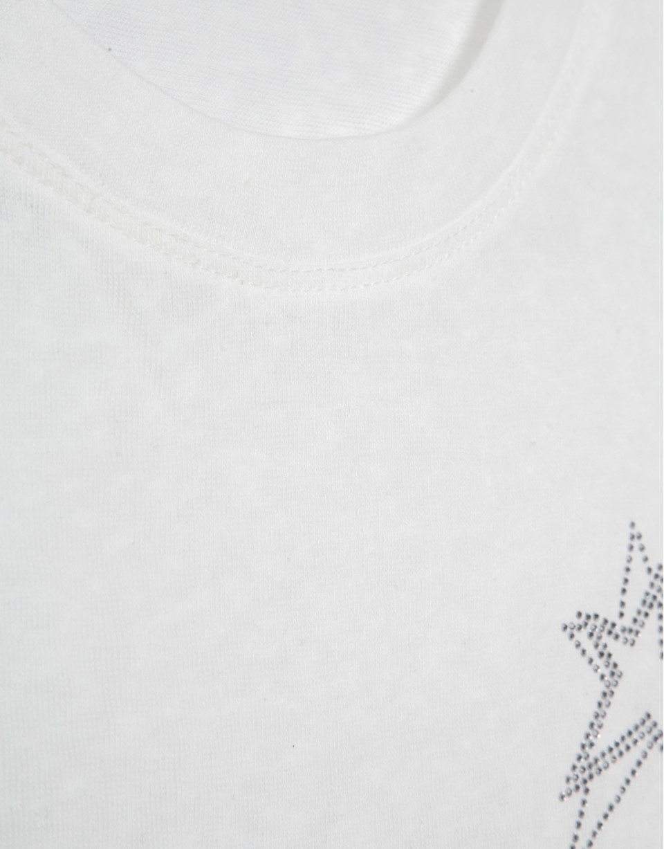 Camiseta cuello redondo punto algodón ligero... | Roberto Verino