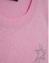 Lightweight cotton round neck T-shirt in pink | Roberto Verino