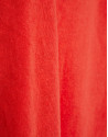 Coral red double strap T-shirt - Woman - SS2026 | Roberto Verino