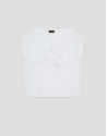 Camiseta sin mangas oversize blanca con ... | Roberto Verino