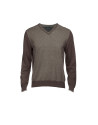 Jersey  lana y cashmere de  marrón