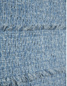 Straight dress with short sleeves in blue tweed | Roberto Verino