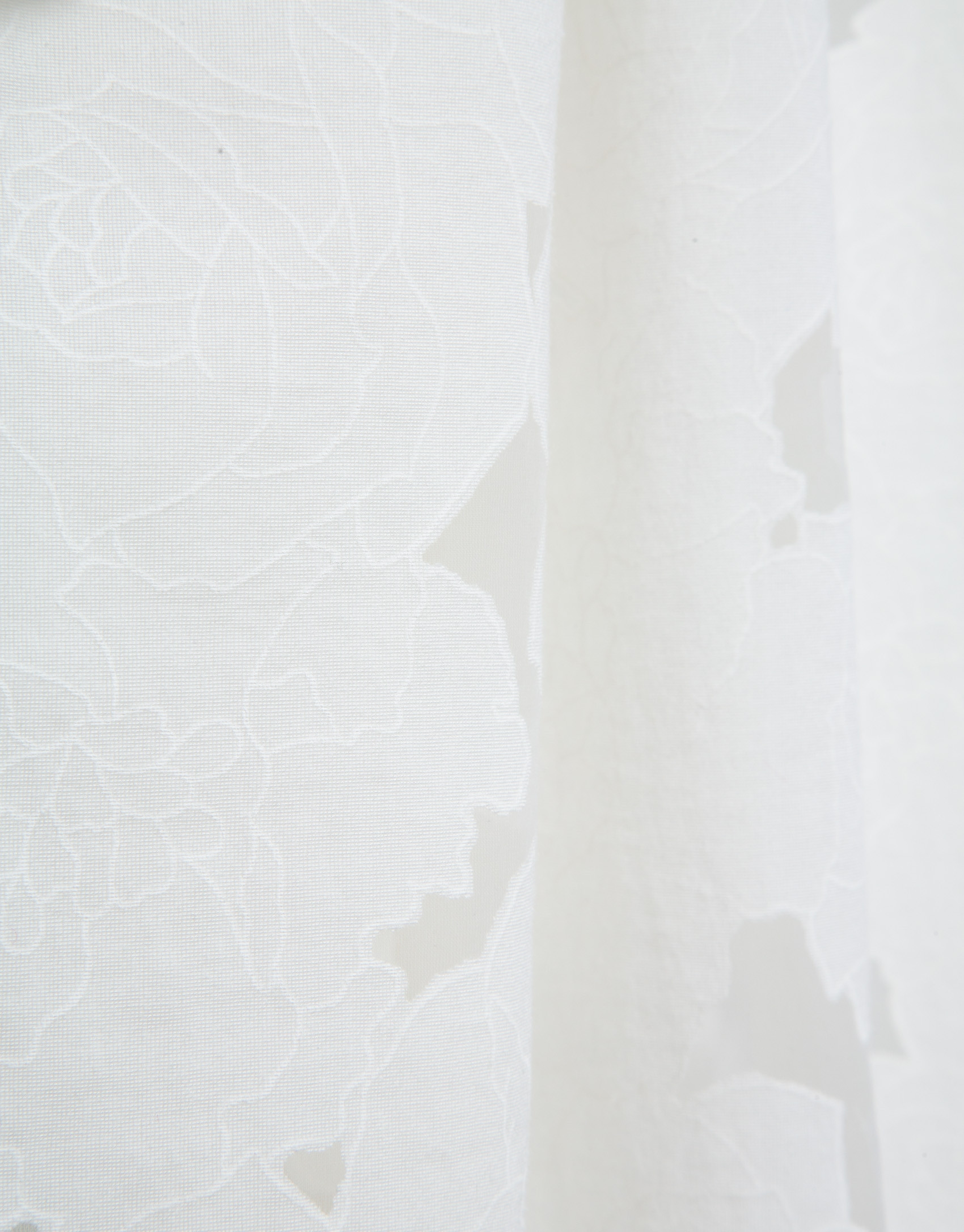 Vestido tirantes devoré blanco con estampado... | Roberto Verino