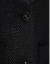Short black woven jacket - Woman - SS2026 | Roberto Verino