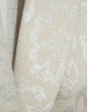 Chaqueta corta beige jacquard floral plata ... | Roberto Verino