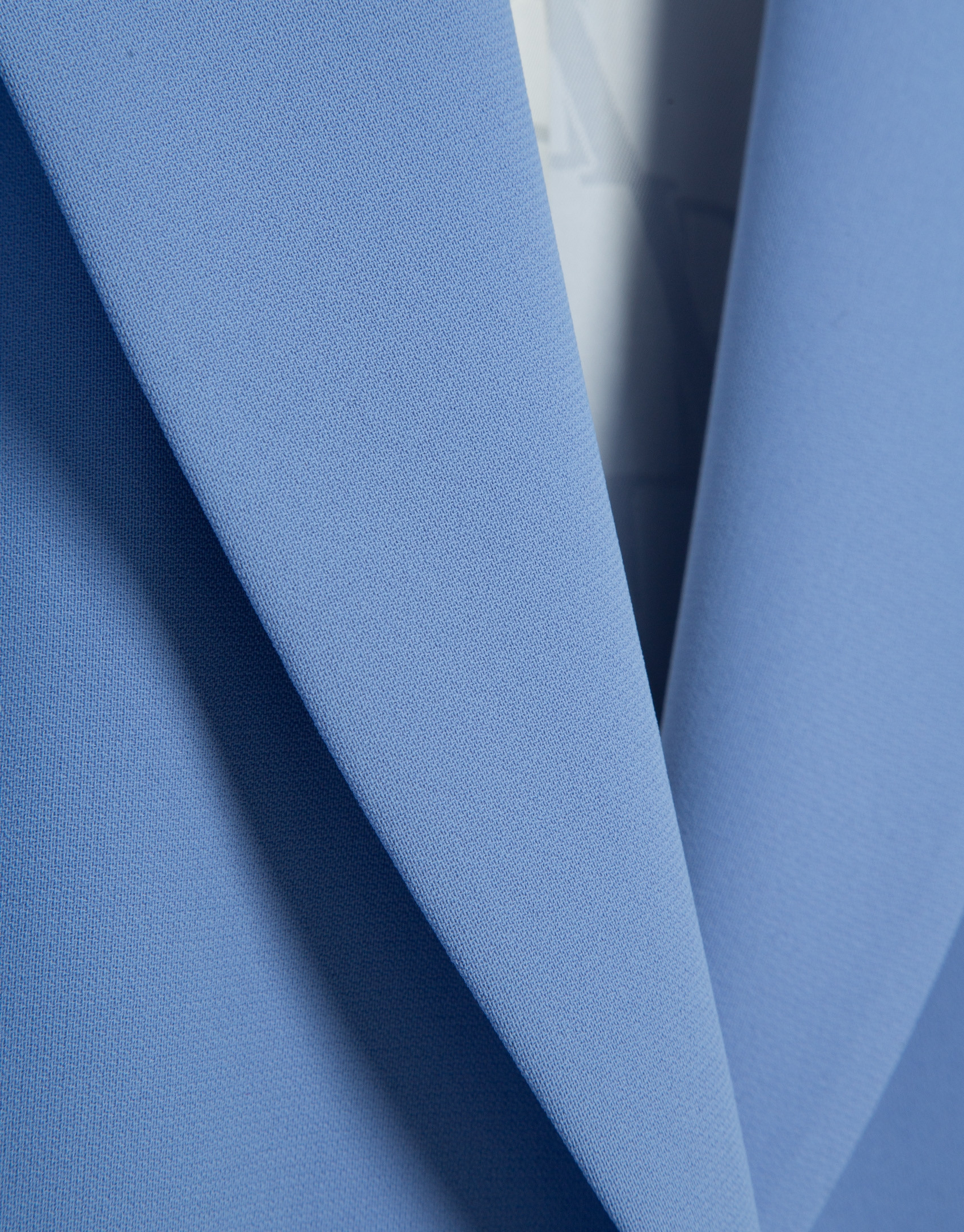Blazer de un botón crepé azul claro - Mujer | Roberto Verino