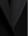 Black crepe tuxedo blazer - Woman - SS2026 | Roberto Verino