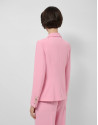 Blazer cruzada crepé rosa - Mujer - PV2026 | Roberto Verino