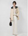 Reversible trench coat in camel/black - Woman | Roberto Verino