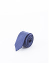 Tie with navy blue and white motifs