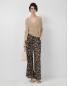 Camel openwork knit cardigan with lurex - Woman | Roberto Verino