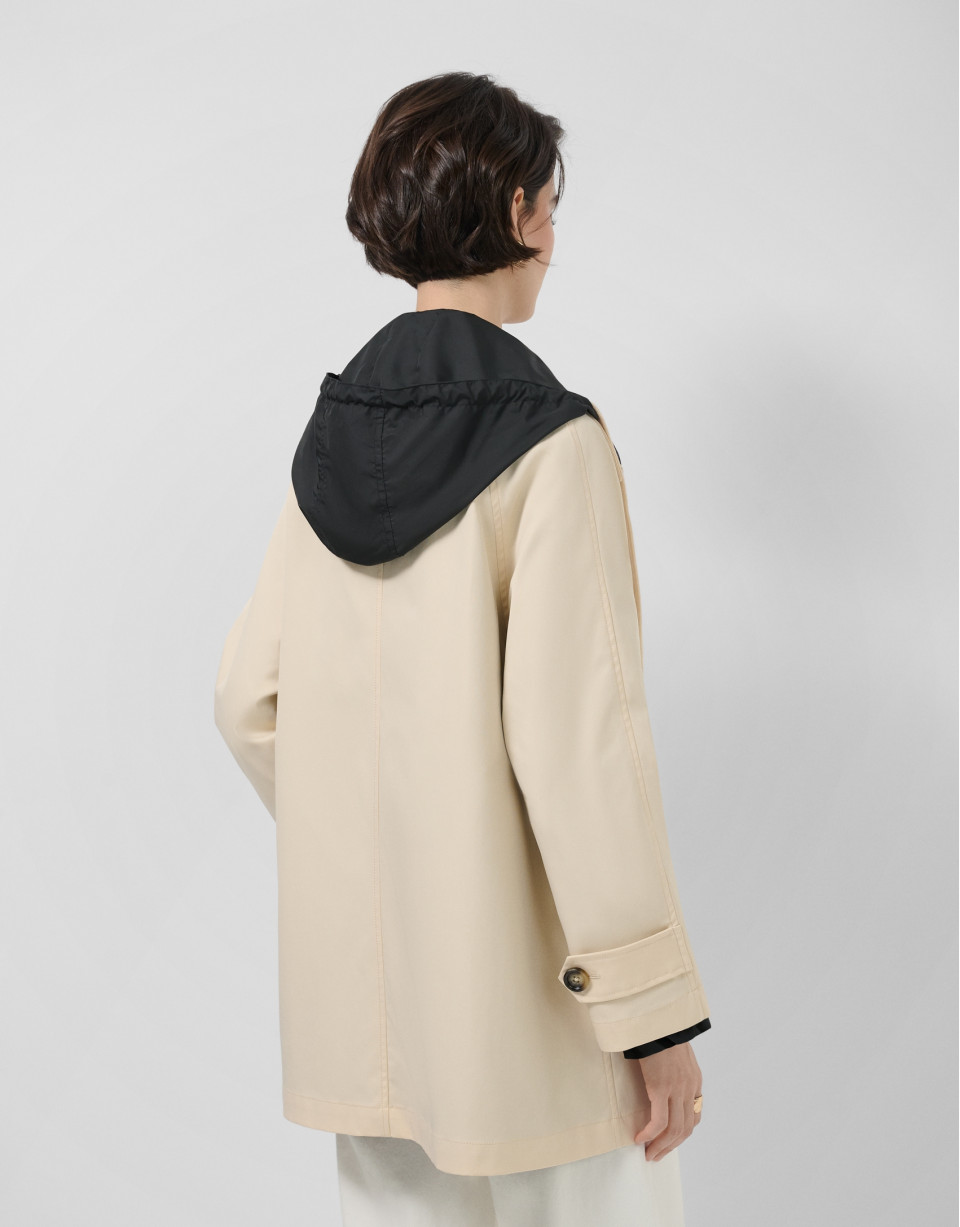 Trench reversible camel/negro - Mujer - PV2026 | Roberto Verino