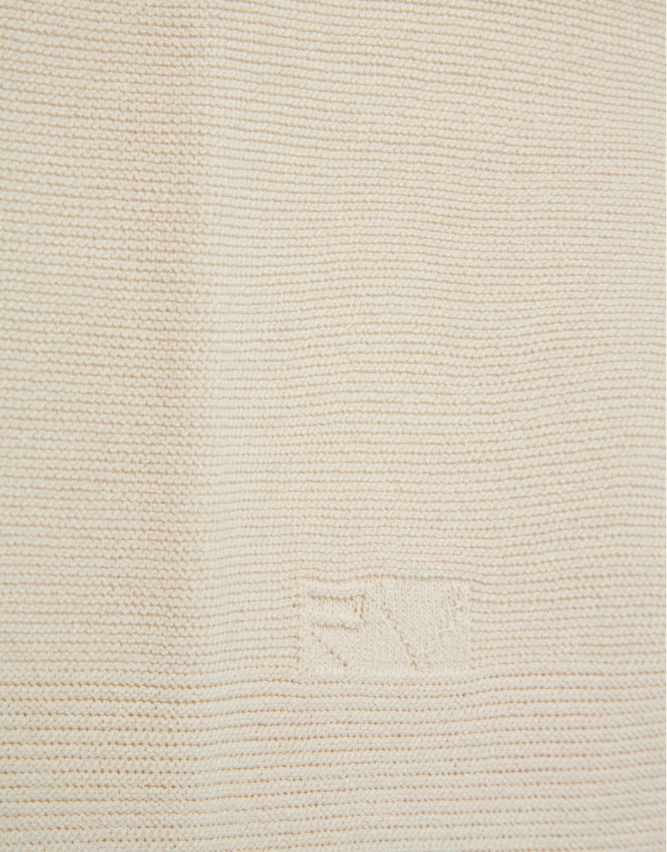 Jersey punto fino manga murciélago beige | Roberto Verino