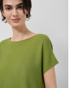 Green fine knit batwing sleeve jumper - Woman | Roberto Verino
