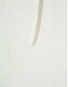 Ecru V-neck top in Roma knit - Woman - SS2026 | Roberto Verino