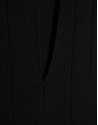 Black V-neck top in plain knit - Woman - SS2026 | Roberto Verino