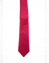 Corbata microdibujo rojo 