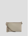 Dafne Messenger shoulder bag in beige nylon | Roberto Verino