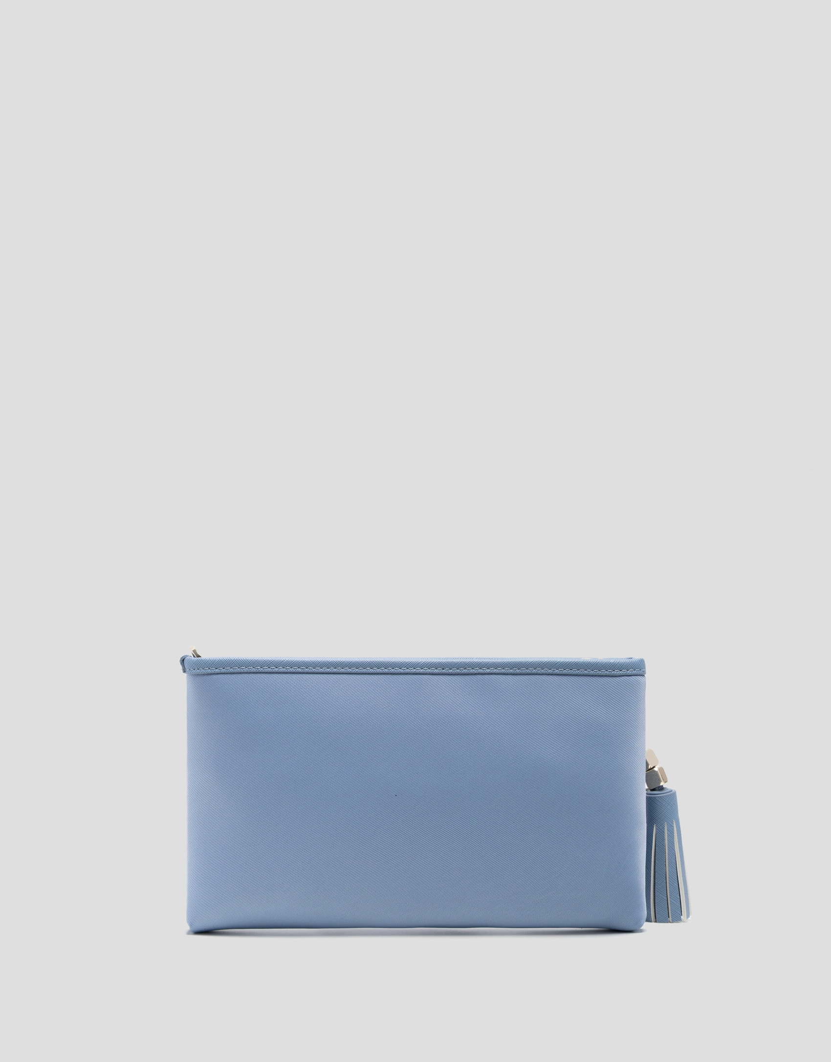 Dafne Messenger shoulder bag in light blue nylon | Roberto Verino