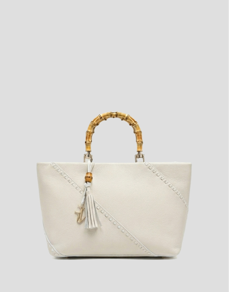Bolso de mano Clara Satchel piel crudo - Mujer | Roberto Verino