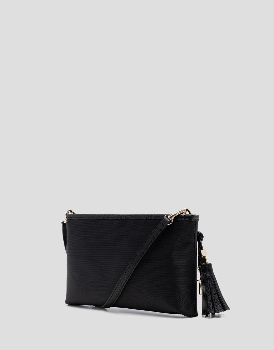 Bolso de hombro Dafne Messenger nailon negra | Roberto Verino