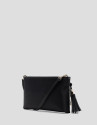 Bolso de hombro Dafne Messenger nailon negra | Roberto Verino