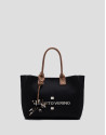Bolso de mano Zendaya Satchel punto negro | Roberto Verino