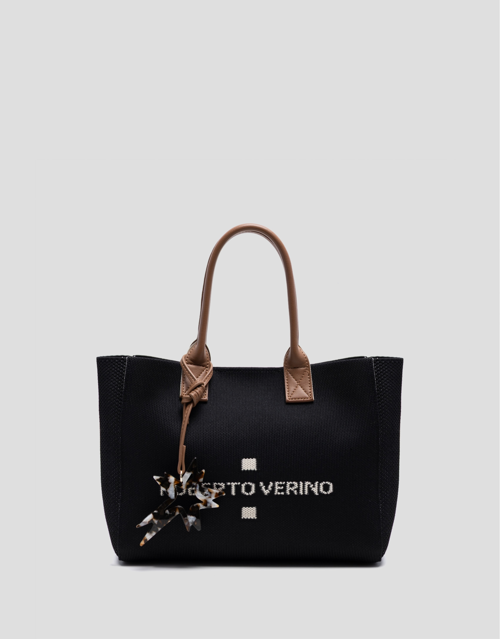 Bolso de mano Zendaya Satchel punto negro | Roberto Verino