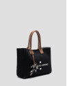 Bolso de mano Zendaya Satchel punto negro | Roberto Verino