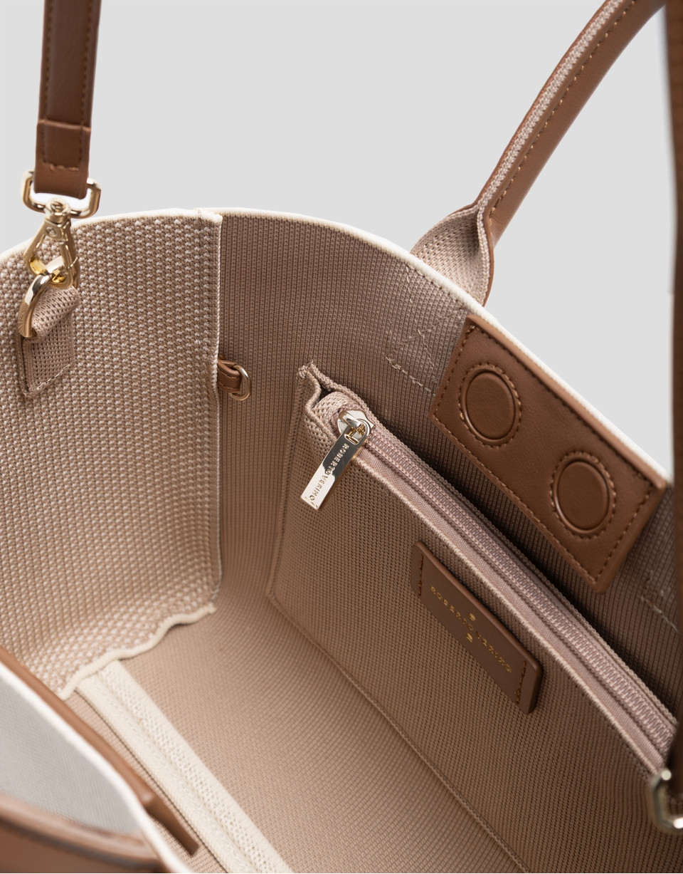 Bolso de mano Zendaya Satchel punto crudo | Roberto Verino
