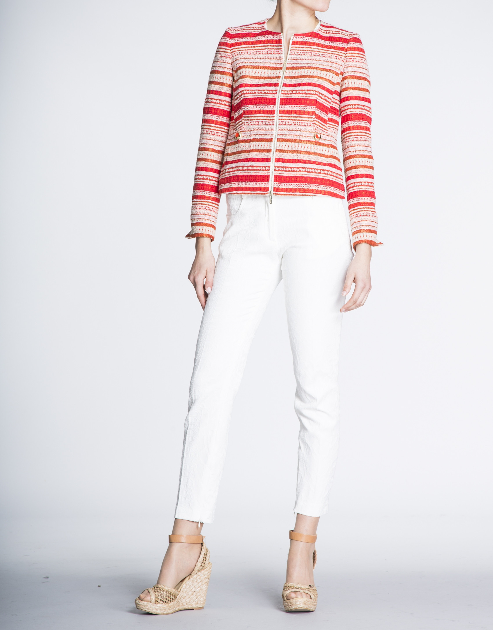 Off white straight pants 
