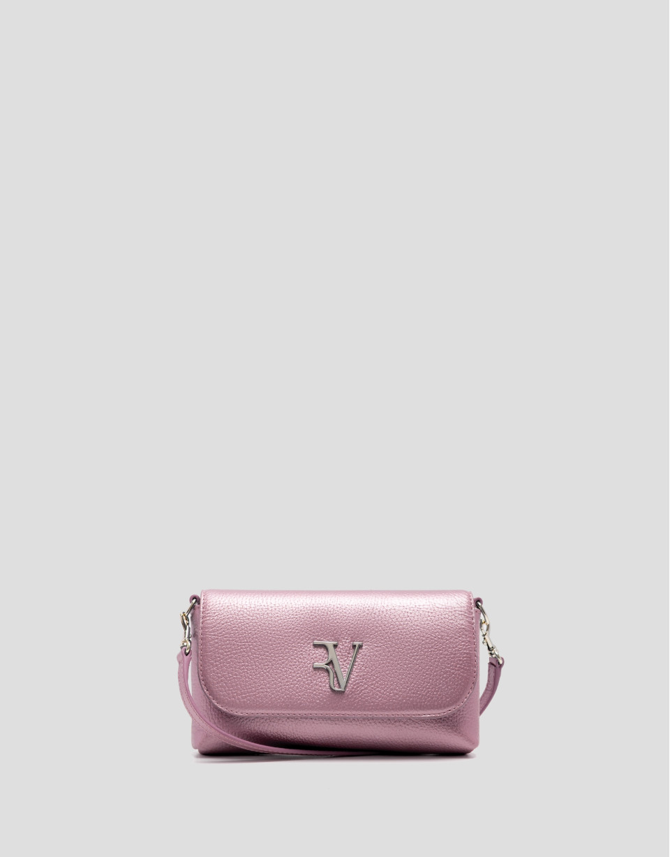 Rita Metal pink handbag - Woman - SS2026 | Roberto Verino