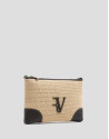 Vera Messenger bag in beige and brown leather | Roberto Verino