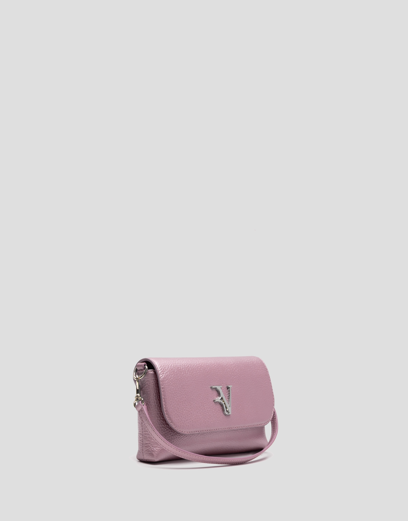 Rita Metal pink handbag - Woman - SS2026 | Roberto Verino