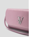 Rita Metal pink handbag - Woman - SS2026 | Roberto Verino