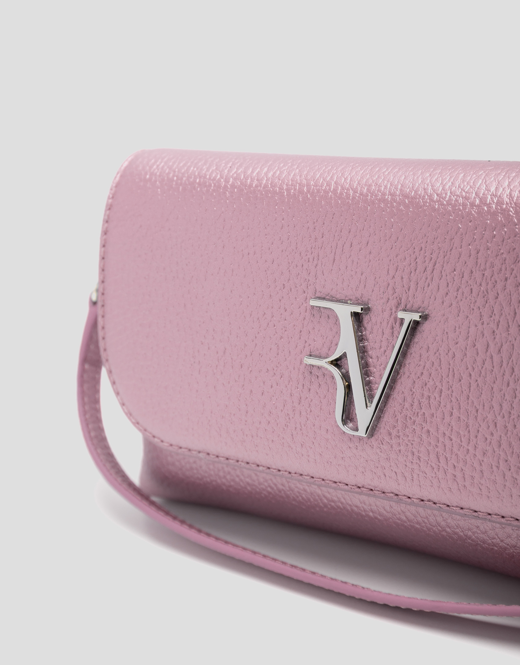 Bolso de mano Rita Metal rosa - Mujer - PV2026 | Roberto Verino