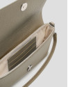 Rita Metal clutch bag in gold - Woman - SS2026 | Roberto Verino