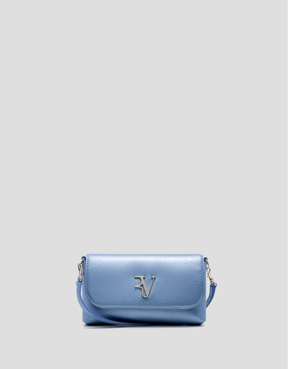 Bolso de mano Rita Metal azul - Mujer - PV2026 | Roberto Verino