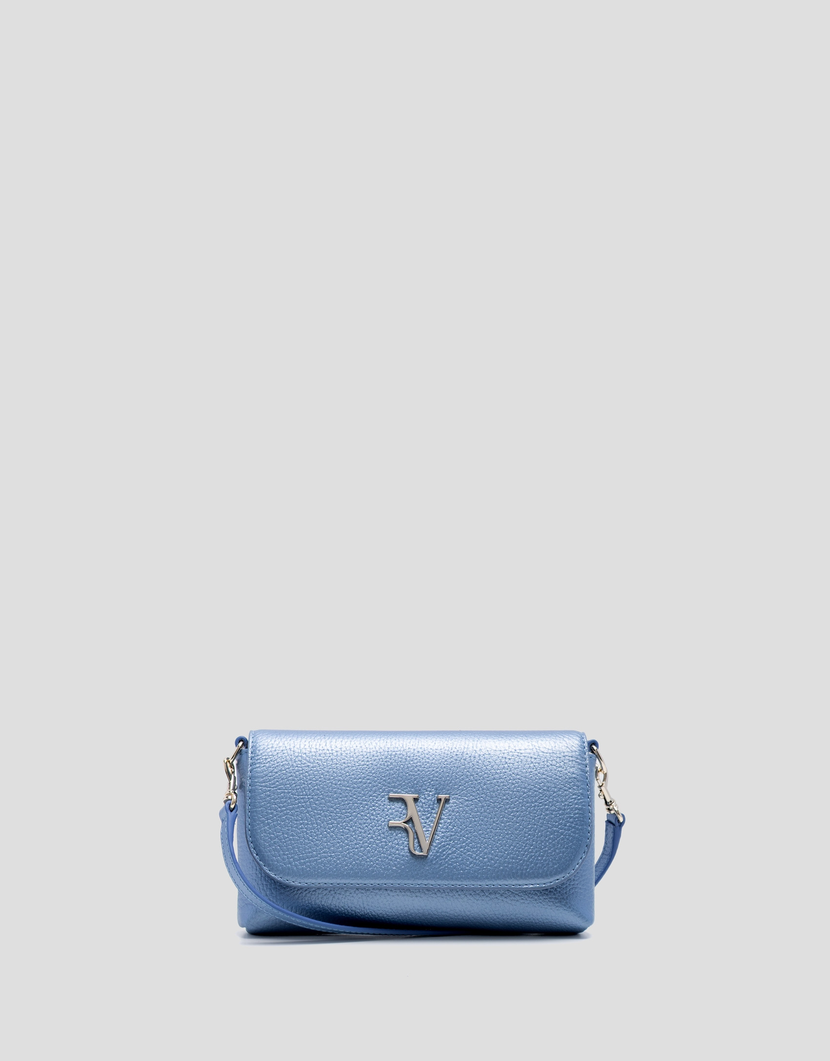 Bolso de mano Rita Metal azul - Mujer - PV2026 | Roberto Verino