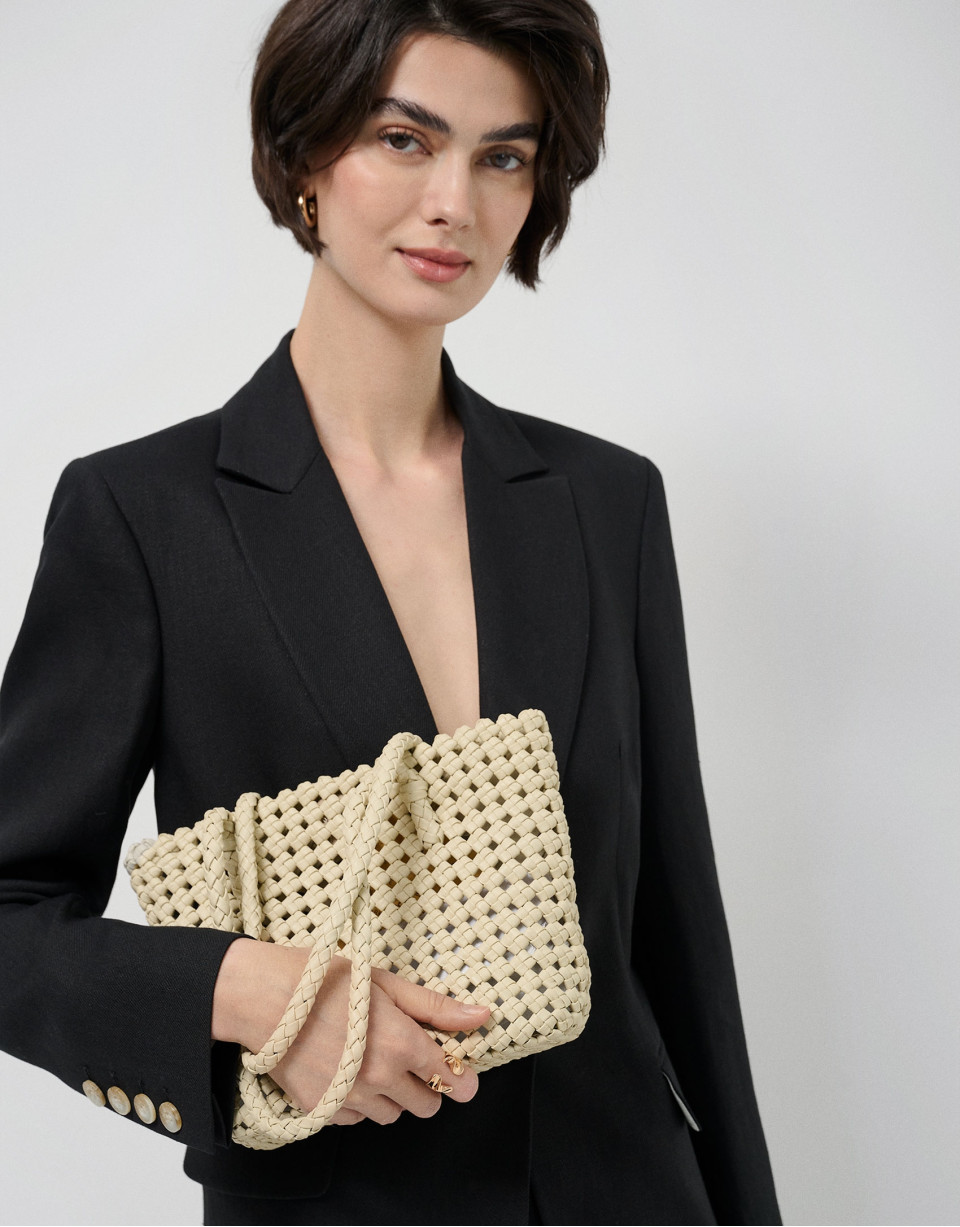 Bolso de hombro Paola Mini Shopper piel ... | Roberto Verino