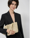 Paola Mini Shopper shoulder bag in ecru ... | Roberto Verino