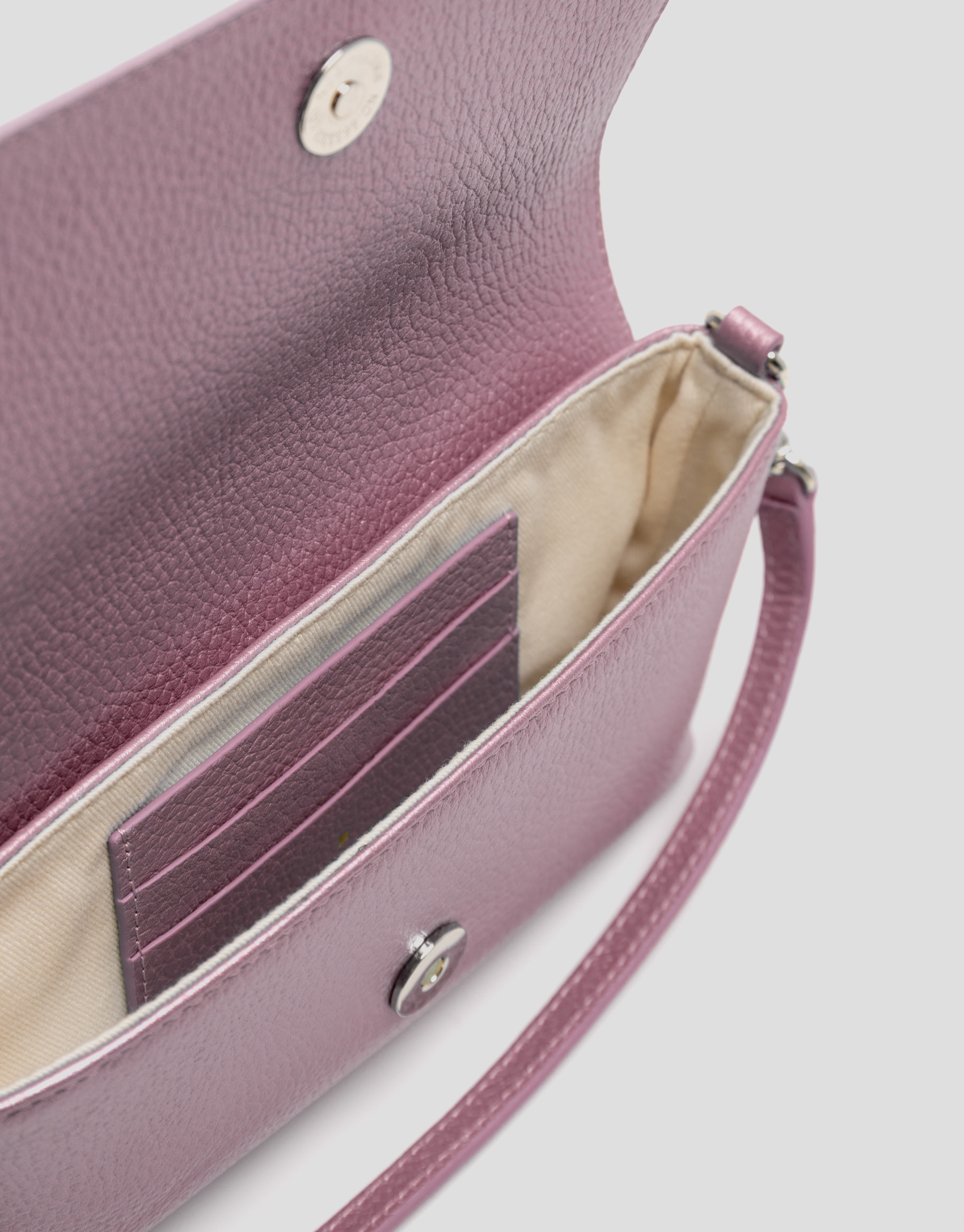 Bolso de mano Rita Metal rosa - Mujer - PV2026 | Roberto Verino
