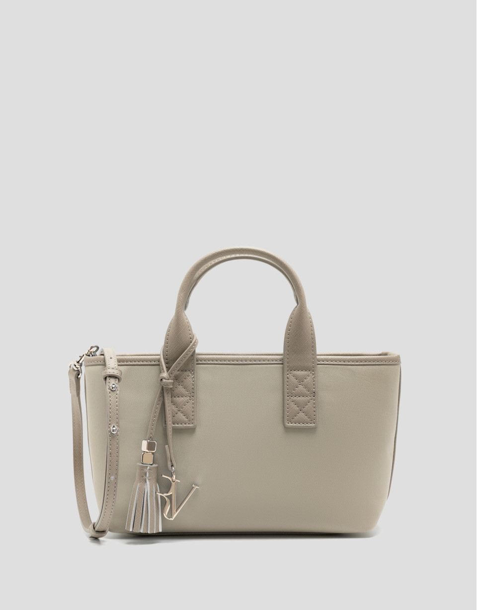 Dafne Mini beige nylon handbag - Woman - SS2026 | Roberto Verino