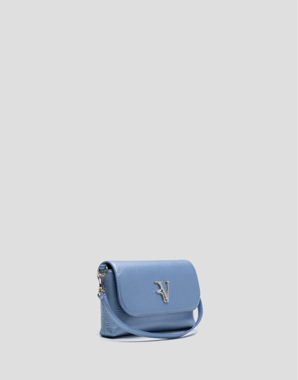 Bolso de mano Rita Metal azul - Mujer - PV2026 | Roberto Verino