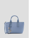Bolso de mano Dafne Mini nailon azul claro | Roberto Verino