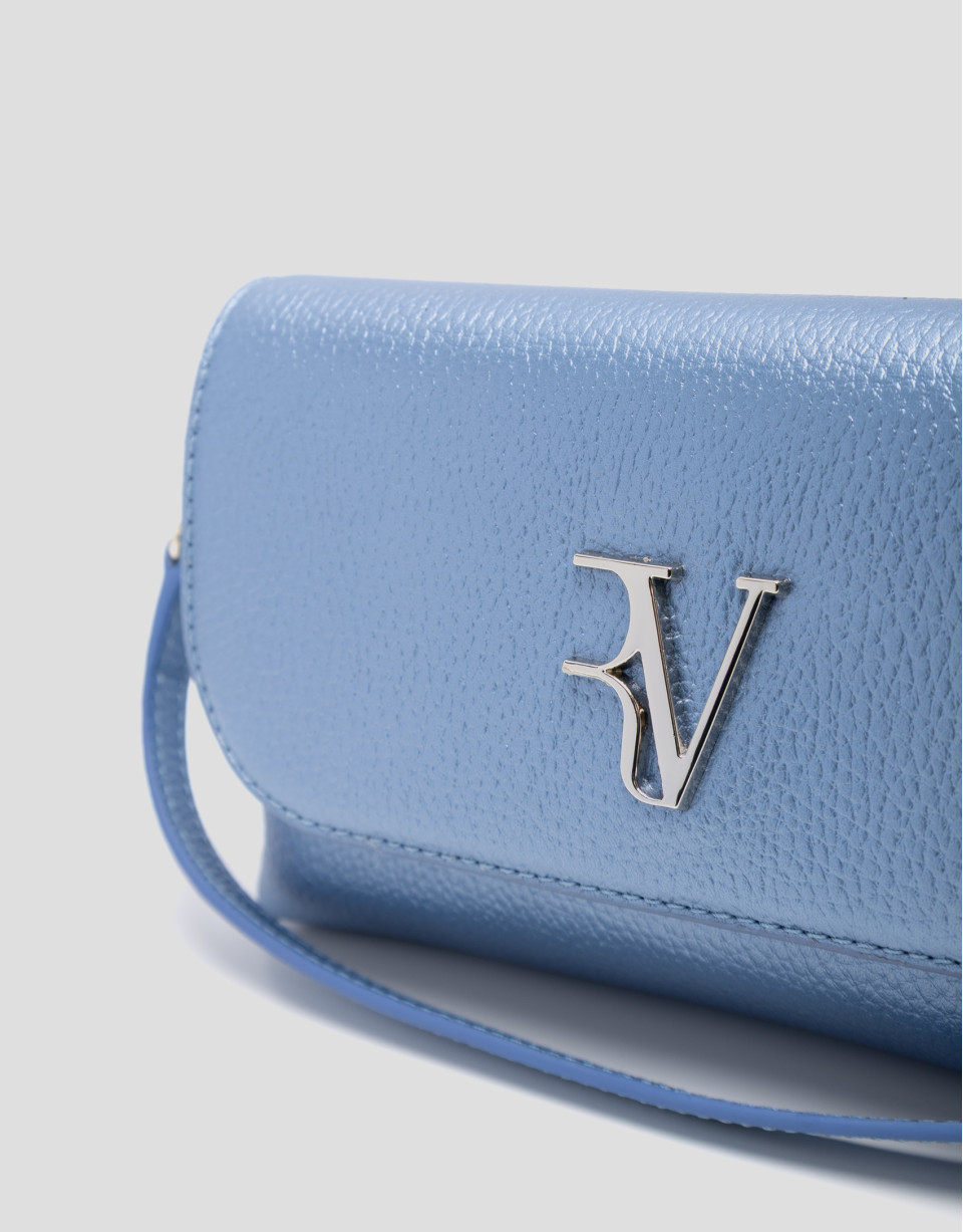 Rita Metal blue handbag - Woman - SS2026 | Roberto Verino